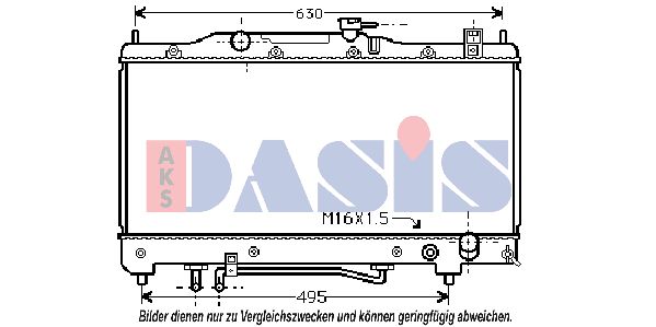 AKS DASIS Radiators, Motora dzesēšanas sistēma 211990N